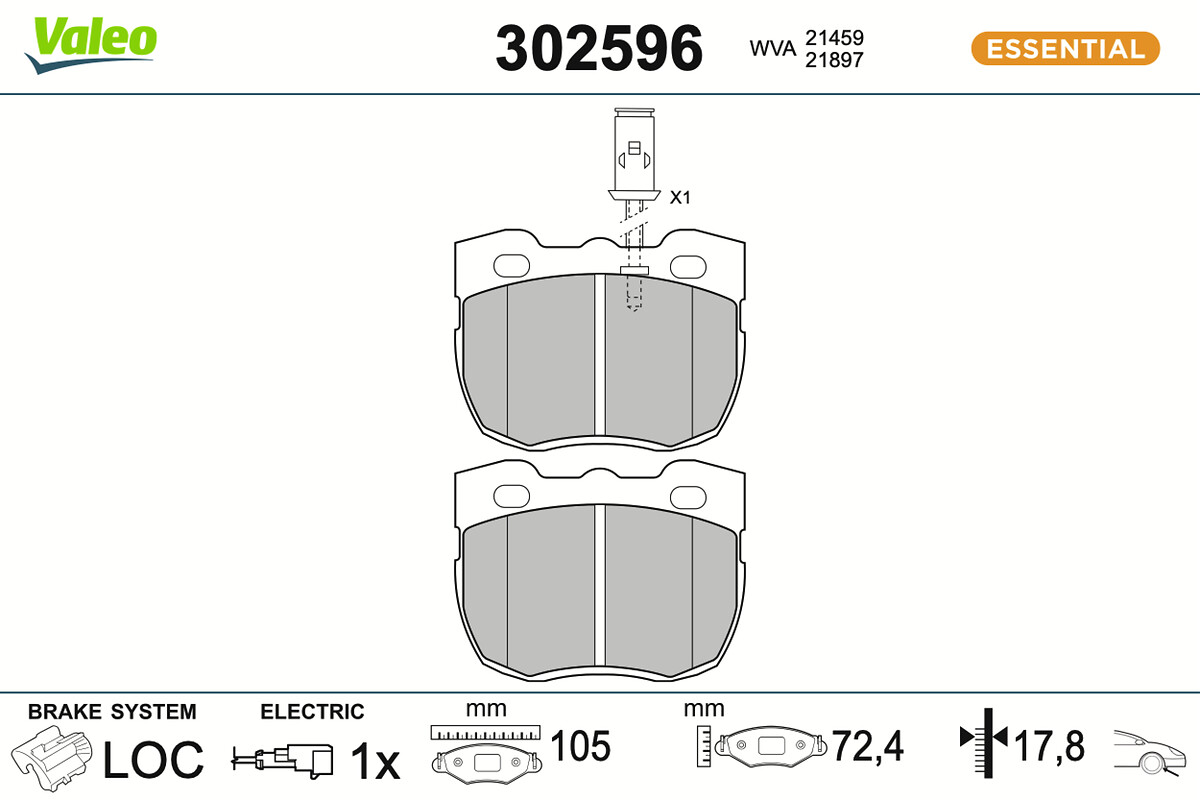 BRAKE PADS FIRST LAND ROVER DISCOVERY FR